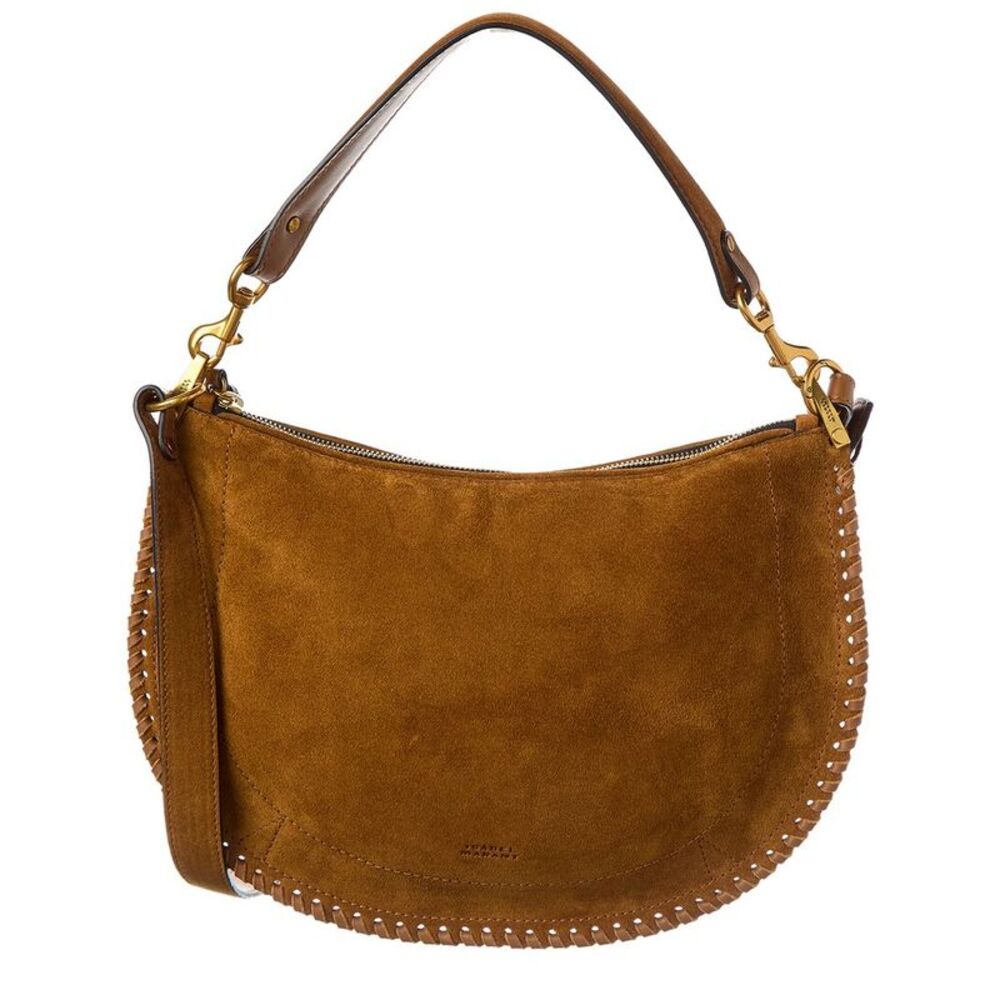 Isabel Marant Oskan Soft Suede Hobo Bag, Brown